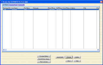 Repair order customer browse